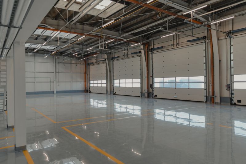 Garage with Coated Floor